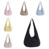 Candy Color Casual Tote Bag Large Capacity Japanese Style Shoulder Bag Nylon Shoulder Bag  Unisex