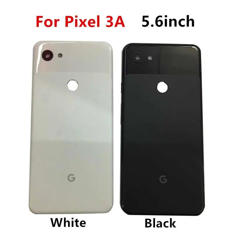 Pixel3A Housing For Google Pixel 3A / 3A XL Battery Back Cover Door Repair Replacement Rear + Camera Lens Side Buttons