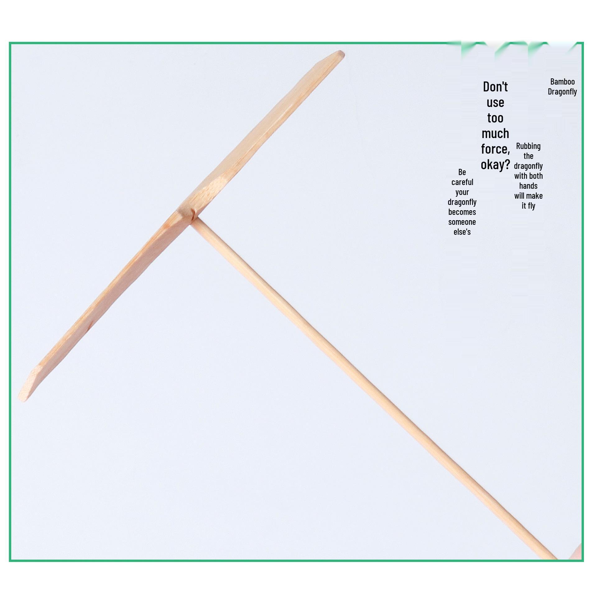 

Bamboo Cicada Children s DIY Dragonfly & Rattle Toy Materials