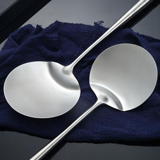 Mestolo E Paletta Da Cucina In Acciaio Inossidabile - Manico Cavo Antiscottatura, Design Senza Giunture
