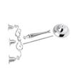 3 Arms Metal Candle Holder European Style Candelabra Wedding Candlestick Home Decor (Silver)