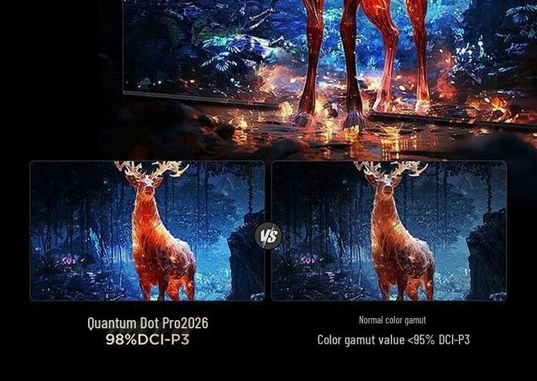 2026 75-Inch 8K Borderless Smart TV with Full Screen, Eye Protection, and WiFi Explosion-Proof Features