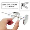 Thermometerhalter, Befestigungsclip, Sonde, Lebensmittel-Temperaturmessclip, Edelstahl 304, Hitzebeständig, zum Kochen, Frittierkorb, Kaffeetisch,