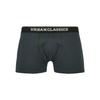 Boxers - Urban Classics - Lot de 3 - Vert/Bleu/Bordeaux - 95% Coton - Confortable et Élastique