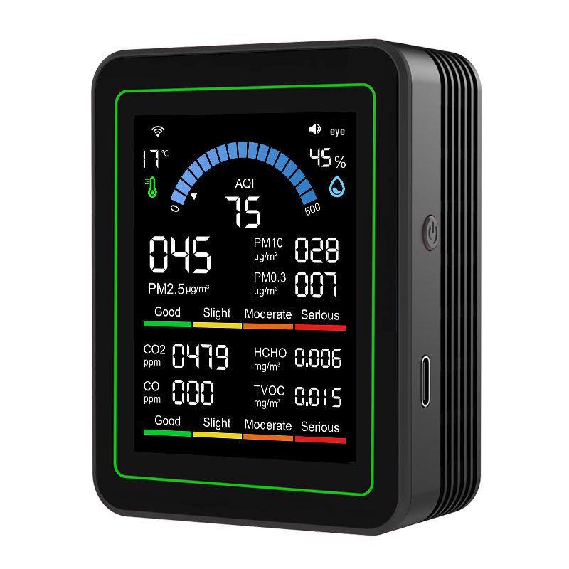 Smart Air Quality Detector: Formaldehyde, CO2, and TVOC Sensor
