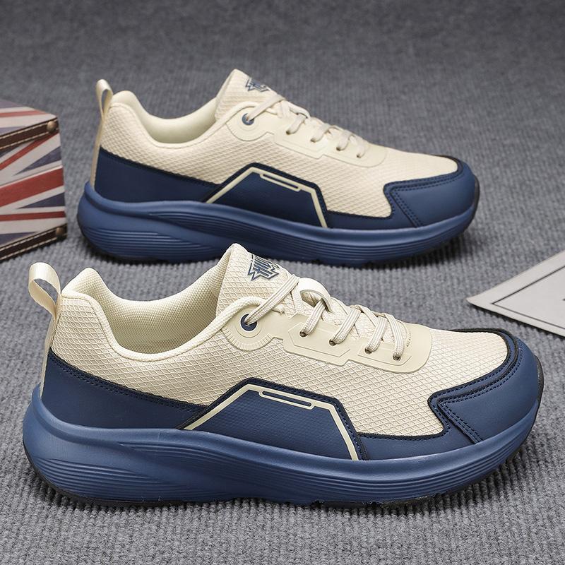 

TUINANLE Men S Wide Toe Walking Shoes Lightweight Non-Slip Walking Tennis Shoes Comfortable Barefoot Sneakers 38 синий