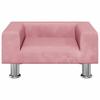 Vidaxl Sofa Dla Dzieci, Różowa, 50X40X26,5 Cm, Aksamitna