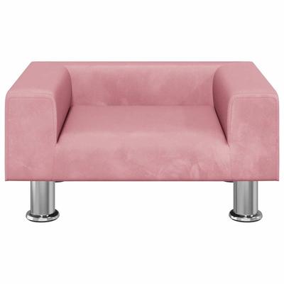 Kids Sofa Pink 50x40x26.5 Cm Velvet