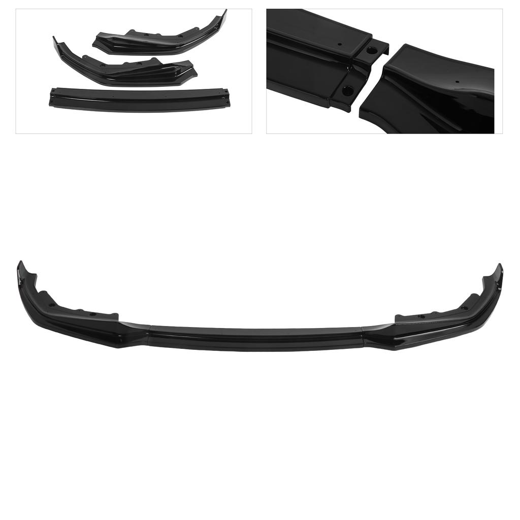 3PCS spoiler předního nárazníku pro auto MP Styl Gloss Black Náhrada za řadu 3 G20 2018?2021