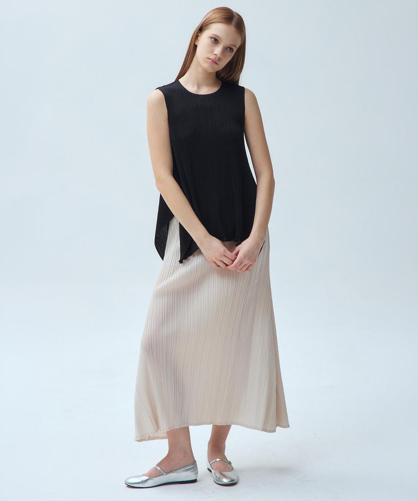 Waiowai Semi-Ballgown Pleated Long Skirt_3Colors