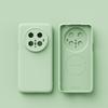 For Wireless Charging Magsafe Soft Liquid Silicone Phone Case For Huawei Mate 70 60 Pro Magnetic Slim Skin Protection Cover