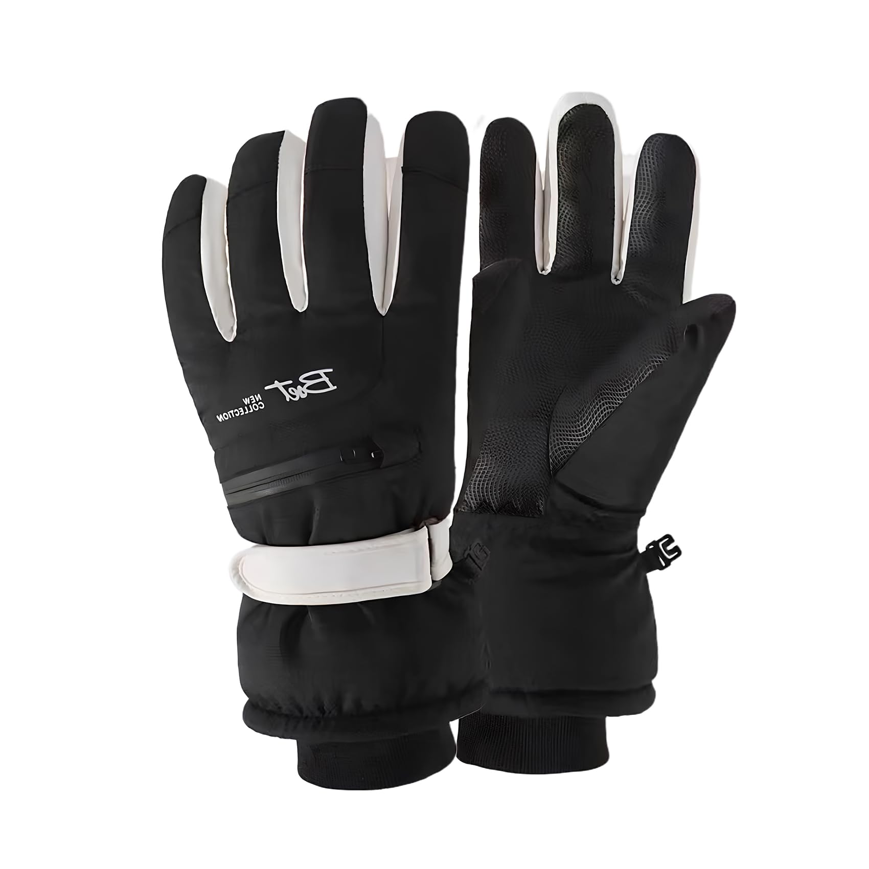 

NEURAD Лыжные Сноубордические Зимние Спортивные Перчатки Перчатки, Перчатки, (Мужской черный)