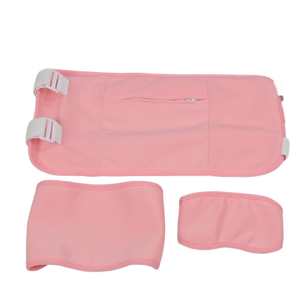 3pcs Waist Neck Hand Leg Castor Oil Pack Wrap Hook And Loop Relaxation Reusable Soft Castor Oil Nursing Pad for Sleeping