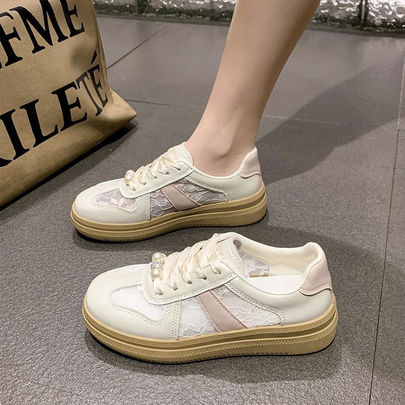 Women Fashion Sport Shoes New Ladies Lace Up Platform Shoes Casual Street Style Vulcanized Shoes Designer Sneakers Women