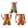 Men Briefs 3D U-Convex Design Breathable Smooth Wire Fit Cut High Elasticity Panties Low-rise Underwear Sleep Work Daily Wear