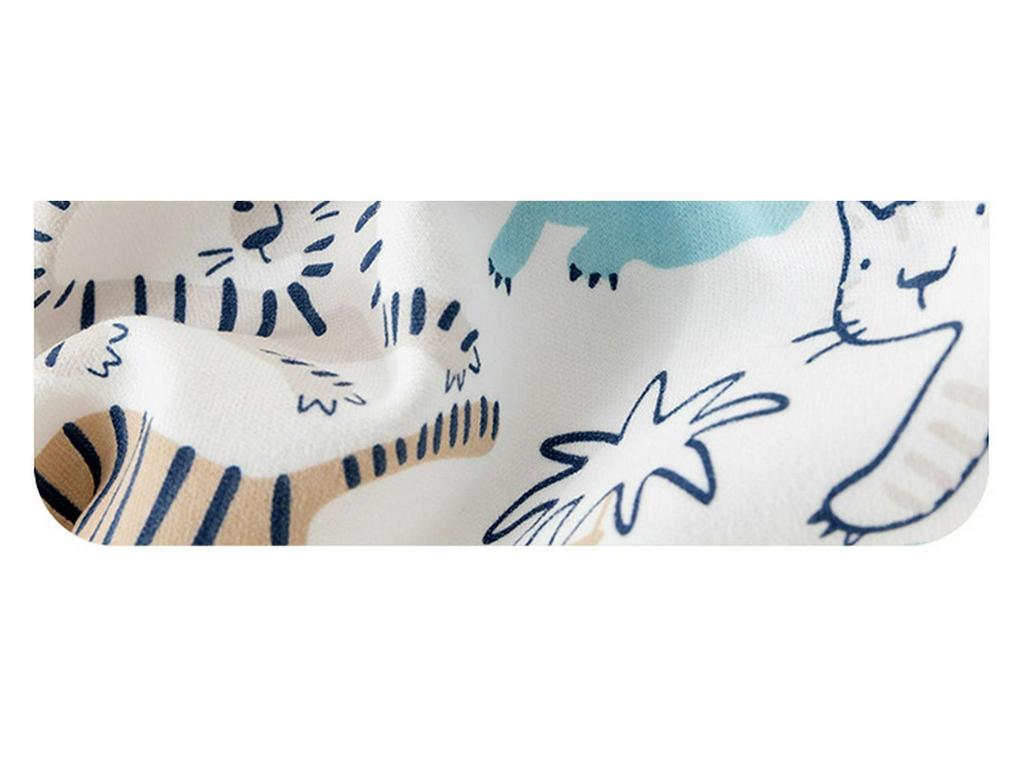 Pure Cotton High-Waist Baby Pants with Belly Protection - Spring & Autumn Style