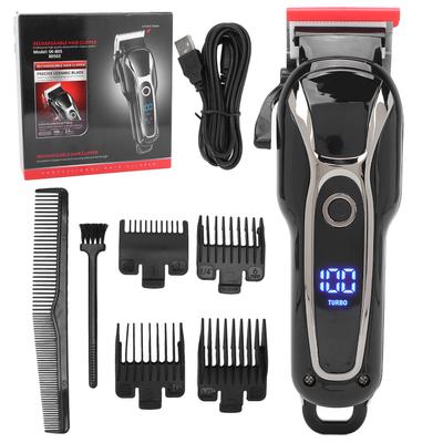 Elektrischer Haartrimmer Haarschneider Rasierer Professionelles Haarschneide-Pflegeset mit 4 Führungskämmen für Männer