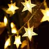 6M 40Led Lights Outdoor Star Light Strings Decoration String Christmas Tree Home Window Decor Holiday Lighting