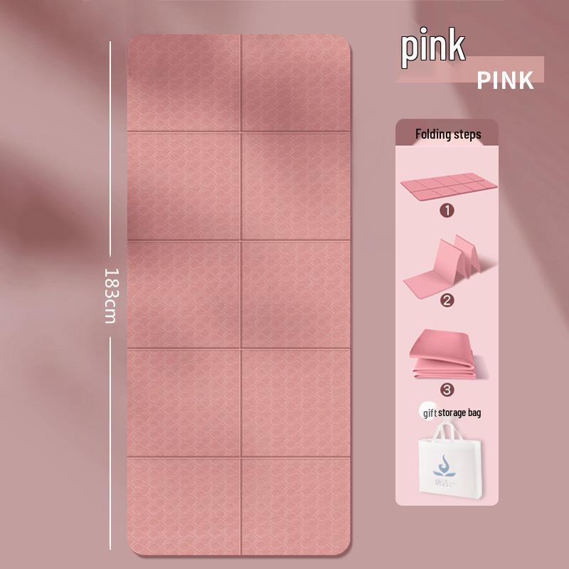 Portable Foldable Yoga & Fitness Mat: Non-slip, Thickened, Ideal for Camping, Naps, and Children's Play