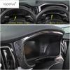 Dashboard Trument Panel Screen Frame Cover Trim Fit For Volvo XC60 2018 - 2024 ABS Matte / Carbon Fiber Accessories Interior