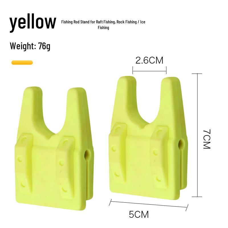 Multifunctional Raft Fishing Rod Holder: Simple Clip Design with Water Bucket Clip for Outdoor Fishing