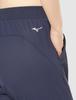 Mizuno Dry Aeroflow Training Highly and Size XL Women's Pants, Breathable, Sweat-Wicking, Quick-Drying, Navy, (Product Code 32MD1350)