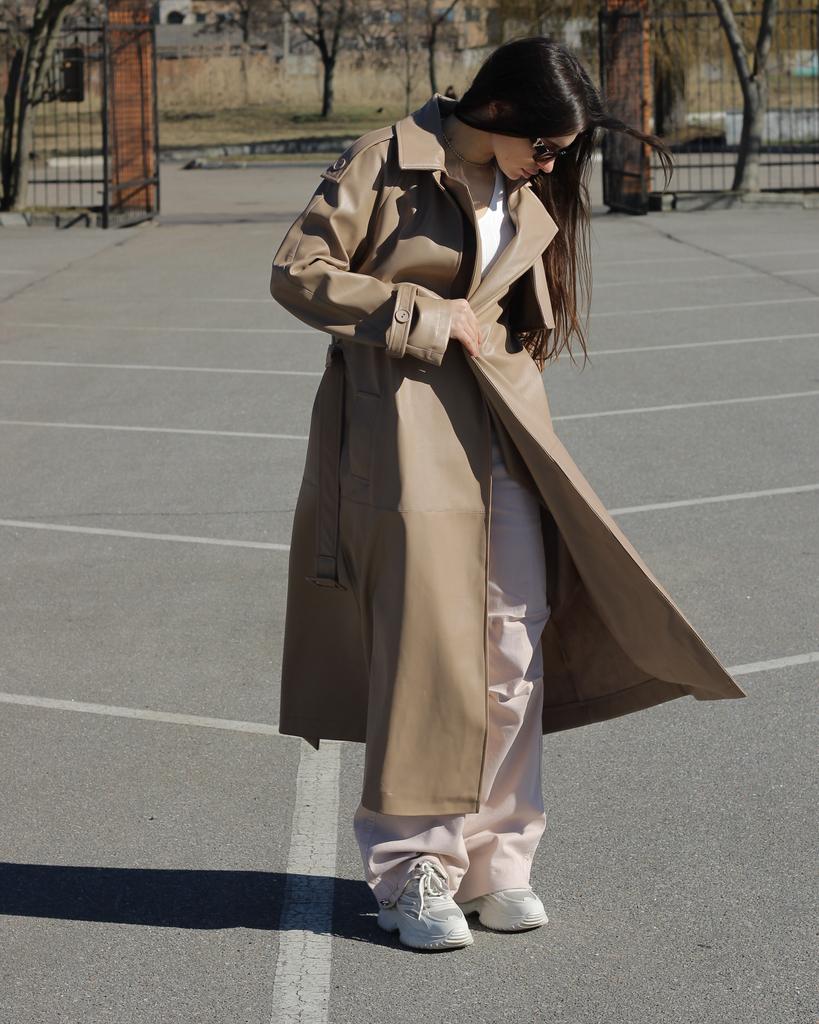 Тренч на поясе Bocharova 321 XS-S Капучино