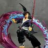 Kimetsu No Yaiba Fierce Battle with Black Death Mou Battle Tsukuni Enichi Luminous Version GK Statue Model Ornament Figure Wholesale