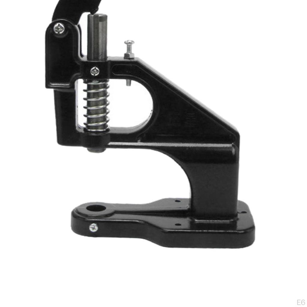 Aluminum Hand Press Grommet Machine, Heavy Duty Grommets Eyelets Holes Punch Machine Manual Eyelet