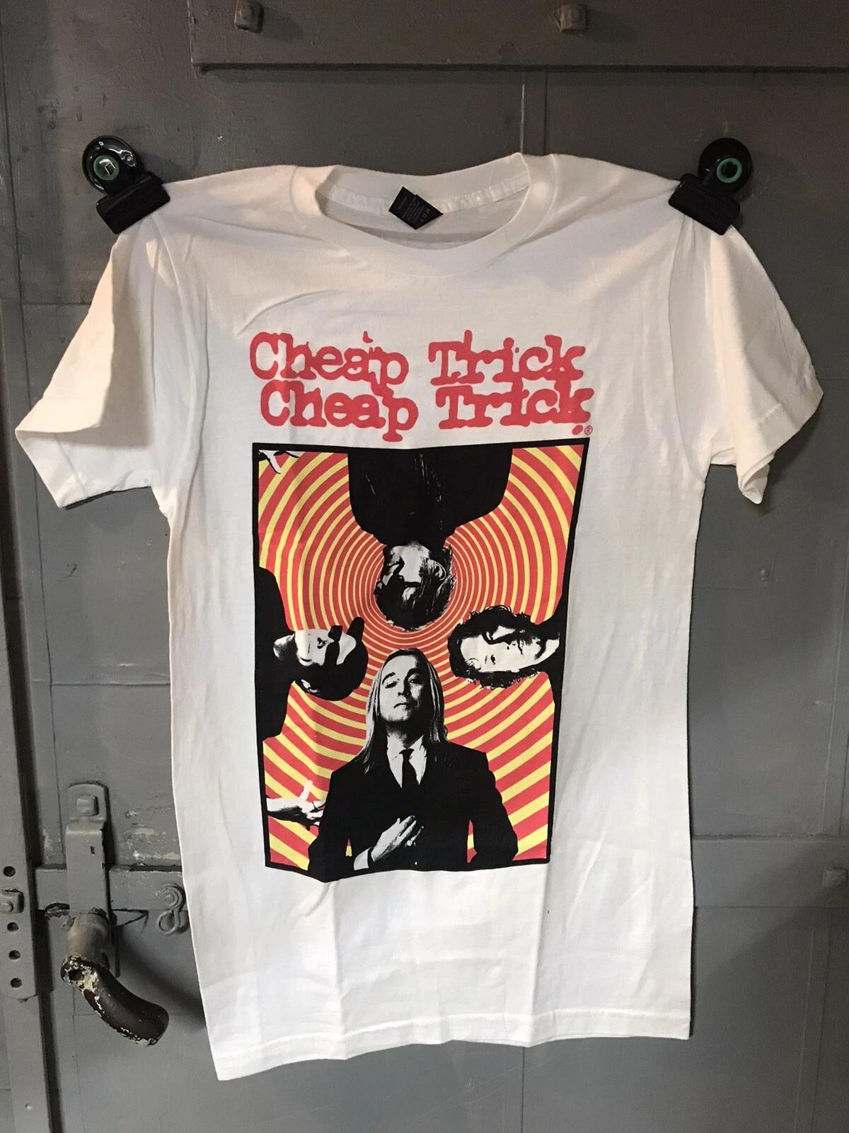 Cheap Trick Band Music Album Song Hypnotic Logo Mens Cotton T-Shirt S