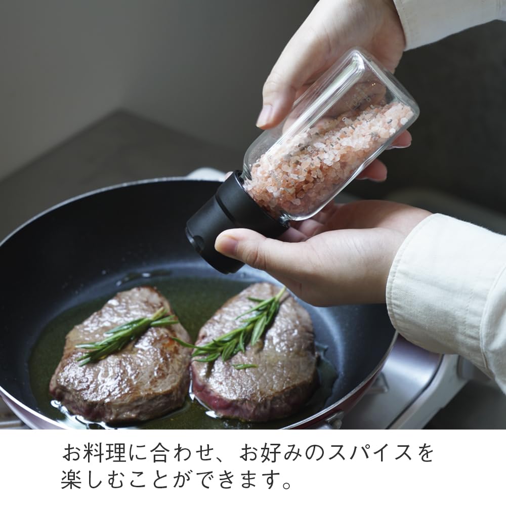 Hario Râșniță de condimente pentru susan, Capacitate 150ml, Gri pal, SMGN-150-PGR