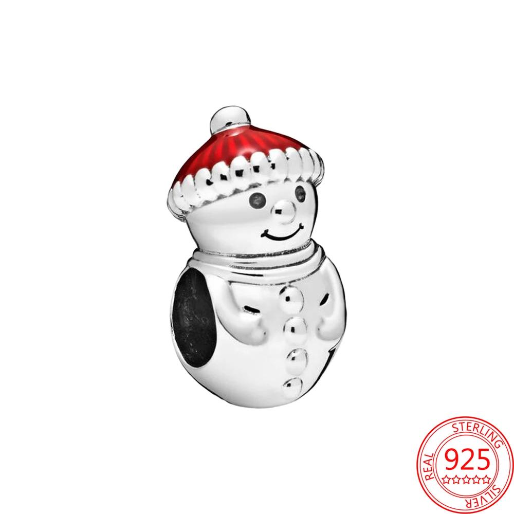 

copper Christmas Collection Winter Romantic Santa Claus Tree Snowman for Women Bracelets Diy Jewellery Gift High Quality