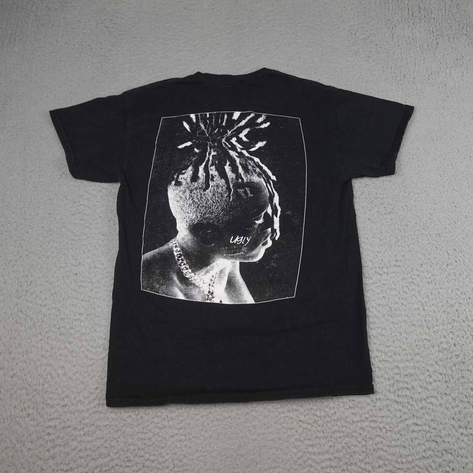 XXXTentacion Bad Vibes Forever Футболка Мужская Средняя Черная Графическая Рэп Футболка Хип-Хоп XL