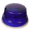 24V Round Flashers Light Universal Vehicle for Truck Tractor Bus,Iseki,Yanmar Red emergency roadside flashers Light Blue | 2 Pieces