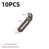 10Pcs Hardware Black Silver L-shaped Adjustable Angle Brackets Suitable For Furniture Anti Tilt Bookshelves