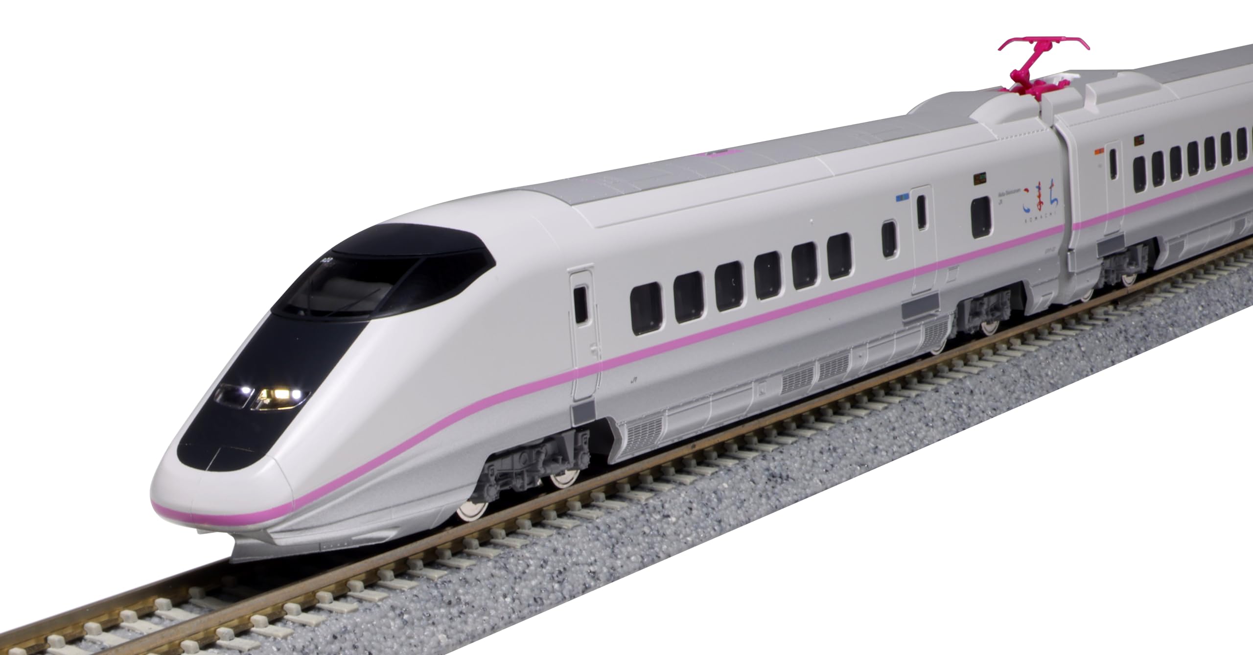 

KATO Plastic N Gauge E3 Series Akita Shinkansen Set Model Red Komachi 6-Car 10-221 Train, белый