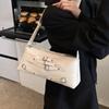 Persalized Solid PU Design Ladies Shoulder Bag 2026 Fashi Sweet Trend Stick Handbag Commuter Versatile Single Shoulder Bag