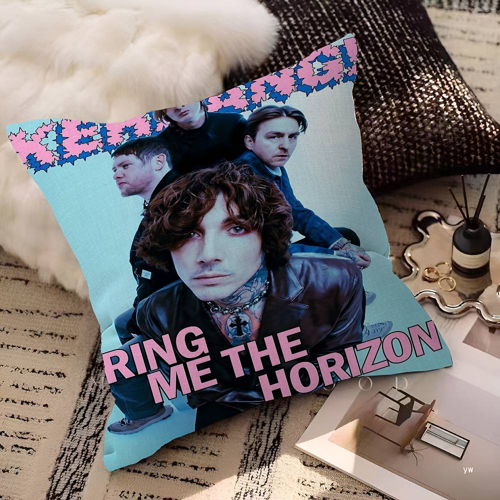 Rock Band BBring Me The HHorizon Personalized Picture Text Home Decorative Pillows Household Gifts xcm