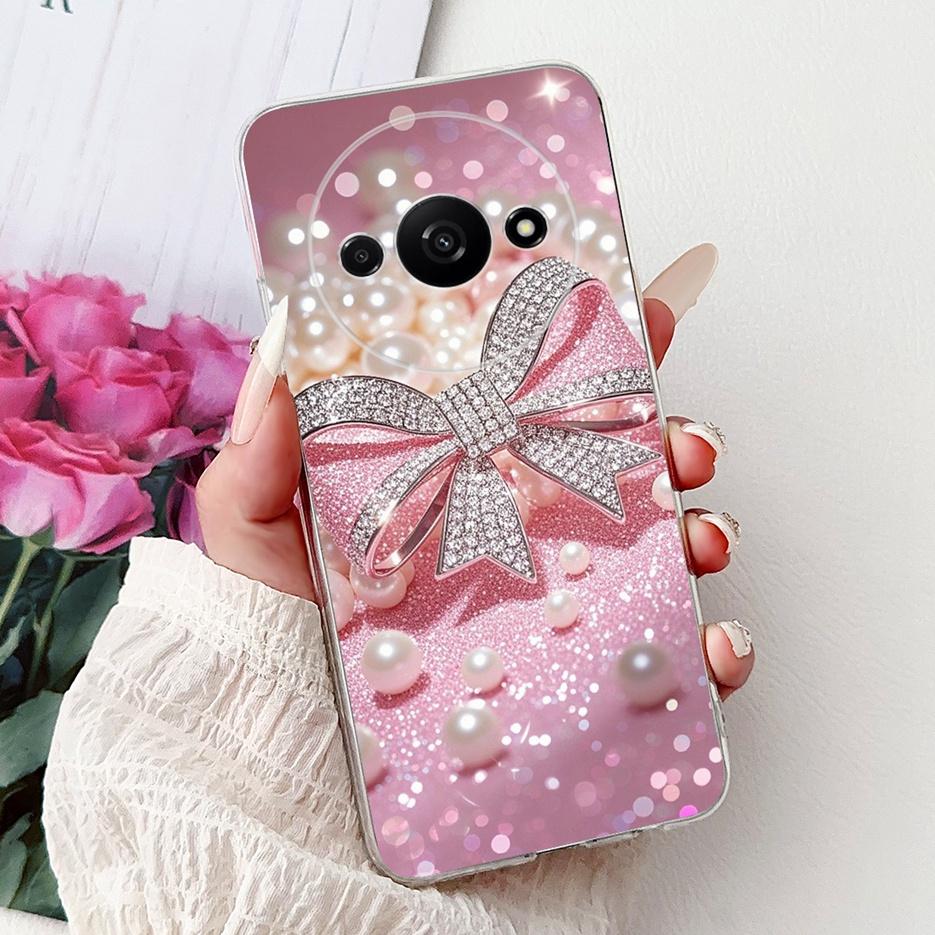 For Xiaomi Redmi A3 A3x Case RedmiA4 New Fashion Painted Cover Clear Silicone Soft Slim Phone Case For Xiaomi Redmi A3 Pro Shell