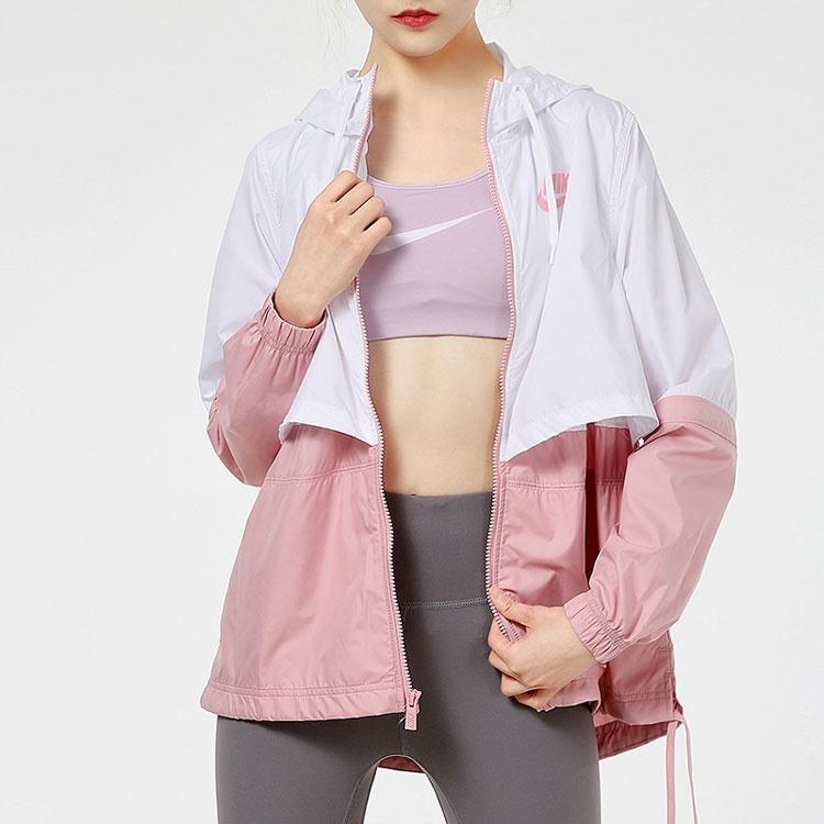 Nike Jackets Women's White Hooded Moderate Other AJ2983-109
