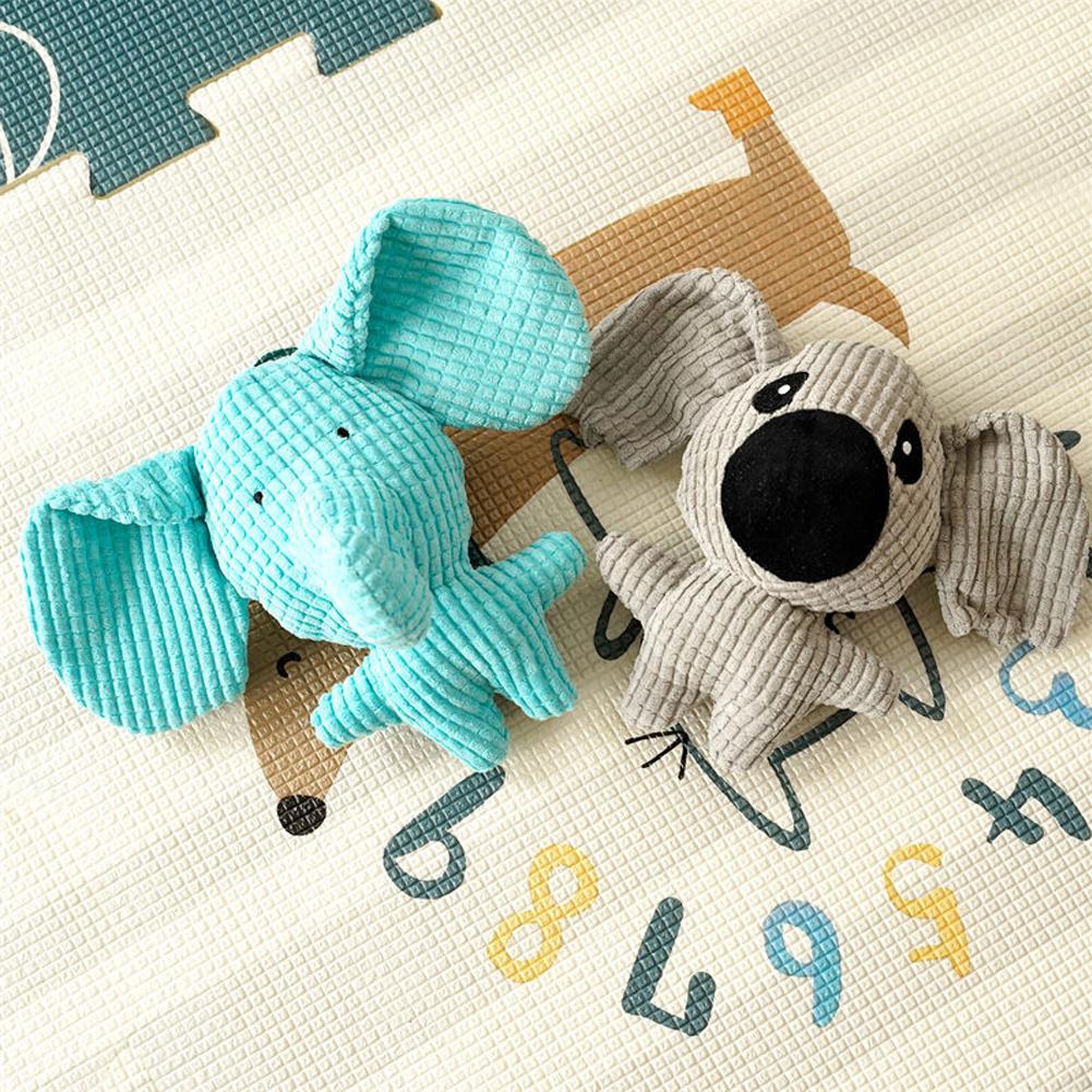 Pet Dog Squeaky Toys Animals Shapes Squeaky Plush Chew Toys for Small Medium Large Dogs