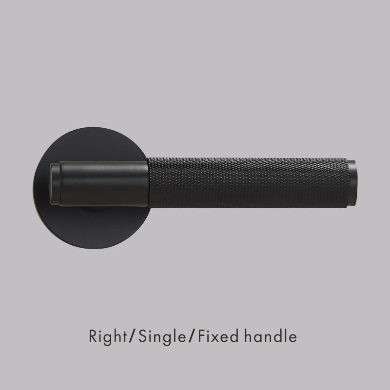 Dooroom Mässing Räfflad Dold Dörrlås Set Vardagsrum Badrum Osynlig Tumvridning Matt Svart Borstad Mässing Öppna Vid Nödfall