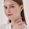 CRANNE 14K Simple One-Touch Cubic Earrings C24EGP209
