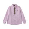 American Vintage Plaid Shirt Loose Fit Long Sleeve Button Up Top Men Women Casual Style