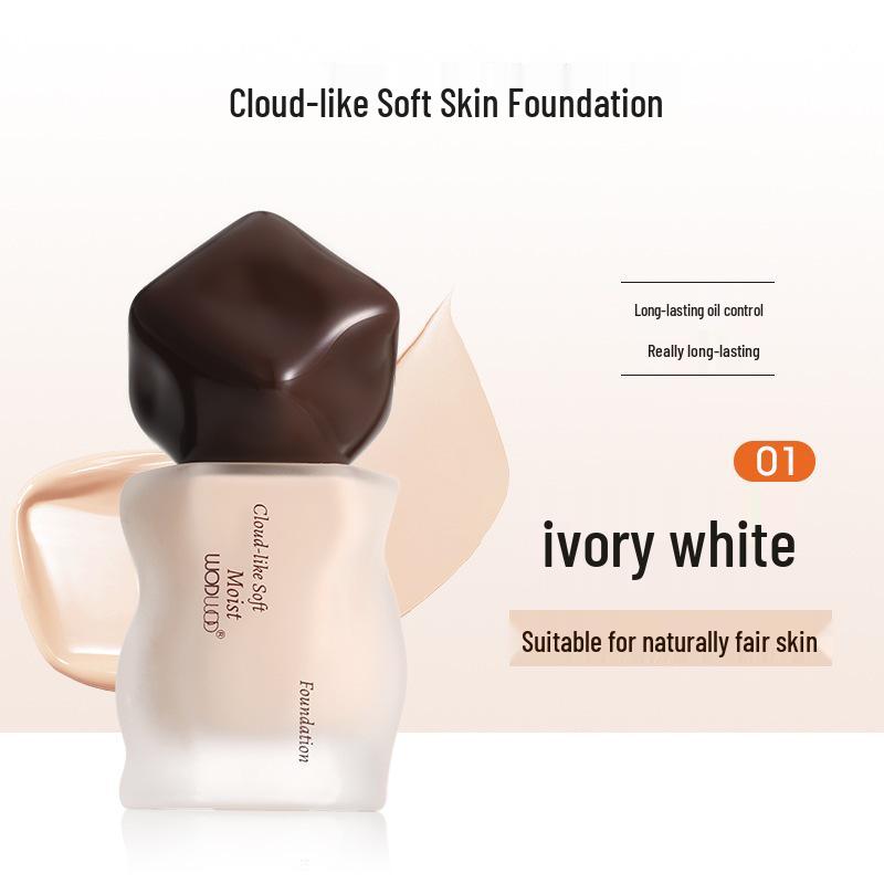 WODWOD Cloud-Soft Hydrating Foundation: Long-Lasting, Waterproof, Sweatproof, Creamy Concealer.