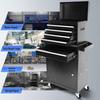 Multi-Function Heavy-Duty Tool Cart with Drawer-Type Repair Box and Mobile Trolley