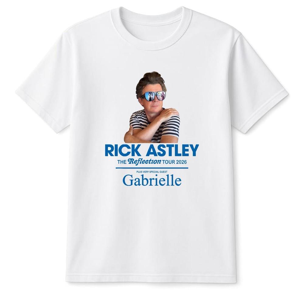 Rick TShirt Reflection Tour Astley Unisex Adults Concert Fan Tour 2026 Tee Top S
