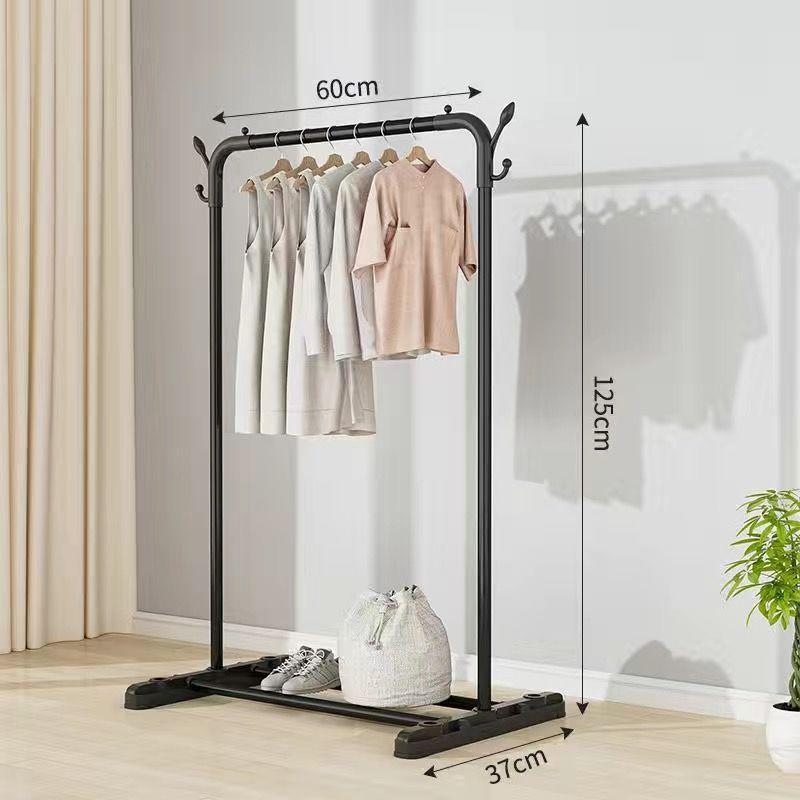 Bold Vertical Clothes Rack: Floor-Standing Drying Rod for Home or Balcony