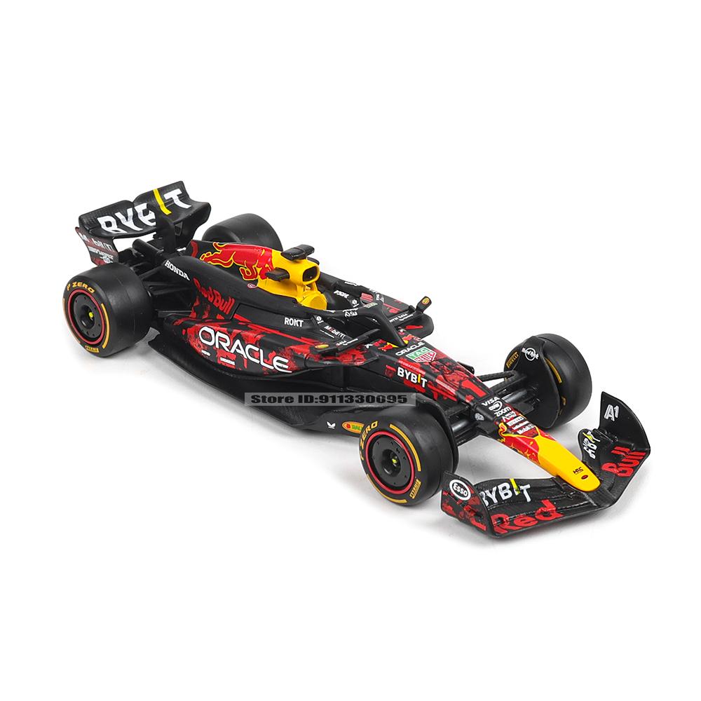 Bburago 1:43 2024 F1 Red Bull RB20 British Silverstone Track Special Coating Alloy Car Die Cast Model Toy Collectible present