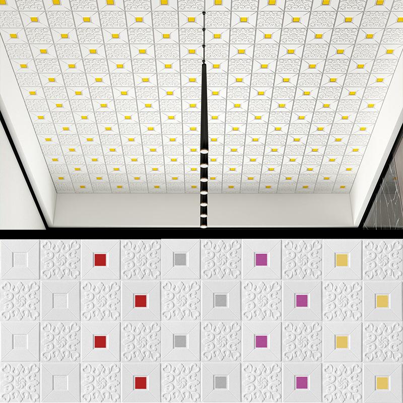 70cmx10m 3D Self-Adhesive Wallpaper Continuous Waterproof Brick Wall Stickers Living Room Bedroom Children's Room Decoration